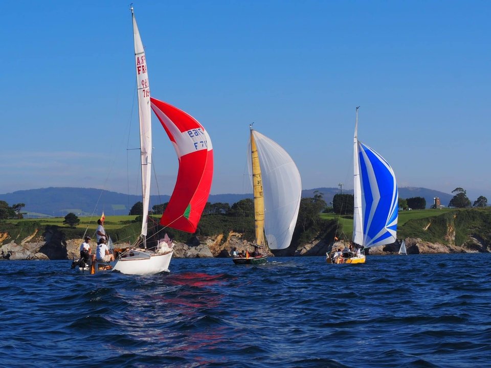 Semana Náutica en Ribadeo, vela, ría de Ribadeo