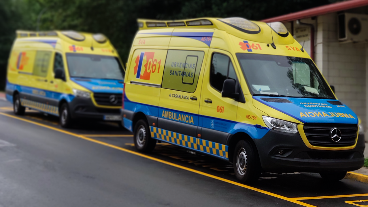 Accidente de motocicleta en Santalla de Vilausende, Ribadeo