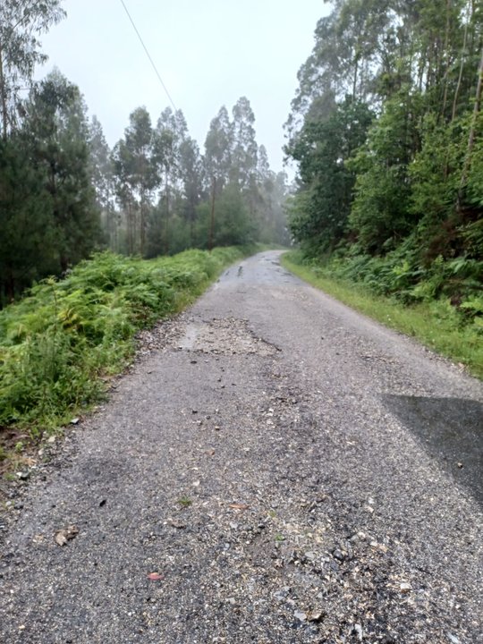 FOTO Estrada Vilanova-San Xusto