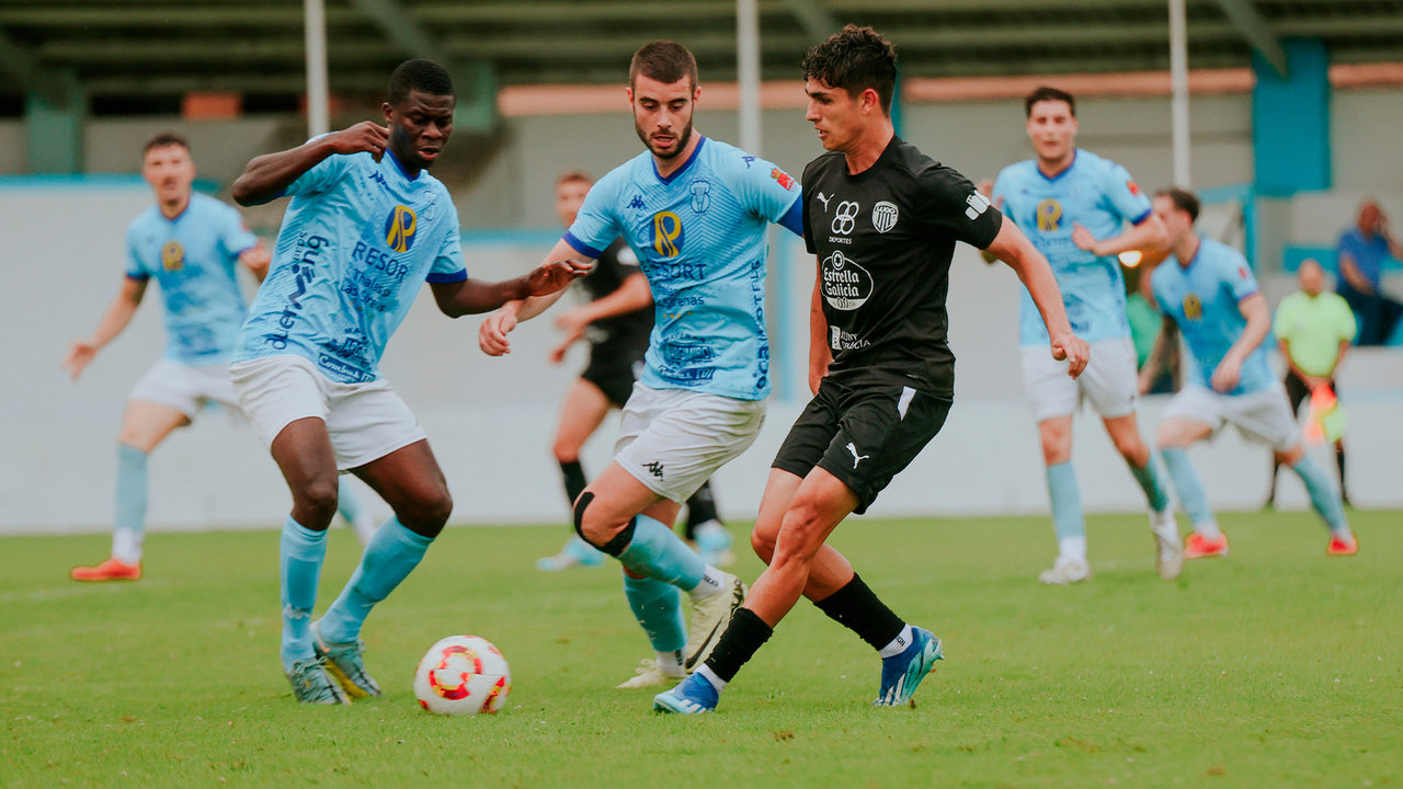 Partido de Copa Federación entre el Viveiro y el CDLugo. Fútbol. Foto: CDLUGO.