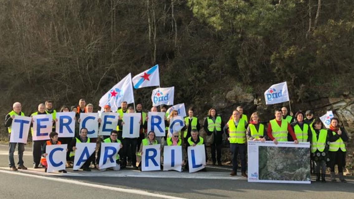 Imaxe de arquivo Bng demandando terceiro carril N-634