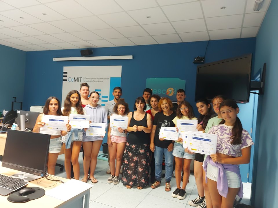 Clausura del curso de competencias digitales de Barreiros