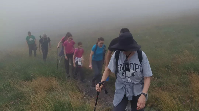 Foto de Rutas Galicia Norte mientras realizaba una de sus caminos interpretativos.