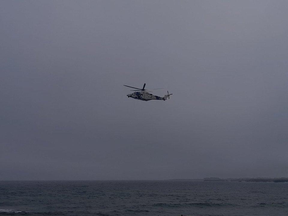 Helicóptero de rescate marítimo Pesca II.