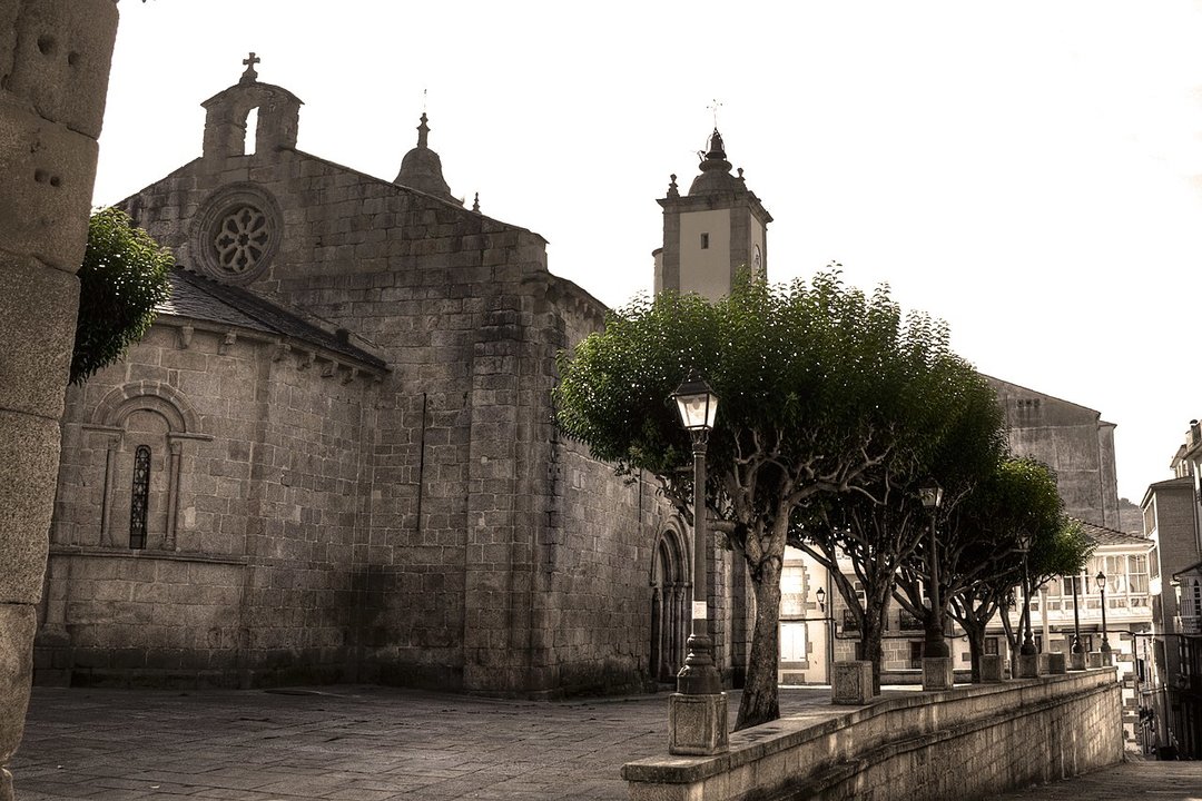 Plaza de Santa María en Viveiro