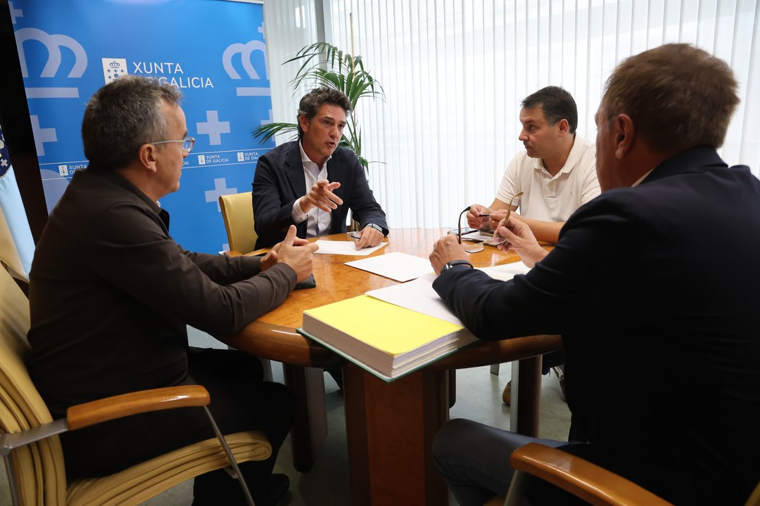 Reunión alcalde A Pastoriza y Javier Arias