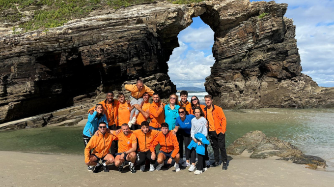 Equipo de socorristas de Ribadeo de este año.