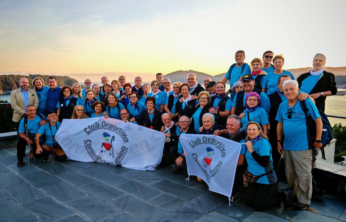 El grupo de Corazones en el Camino Sevilla