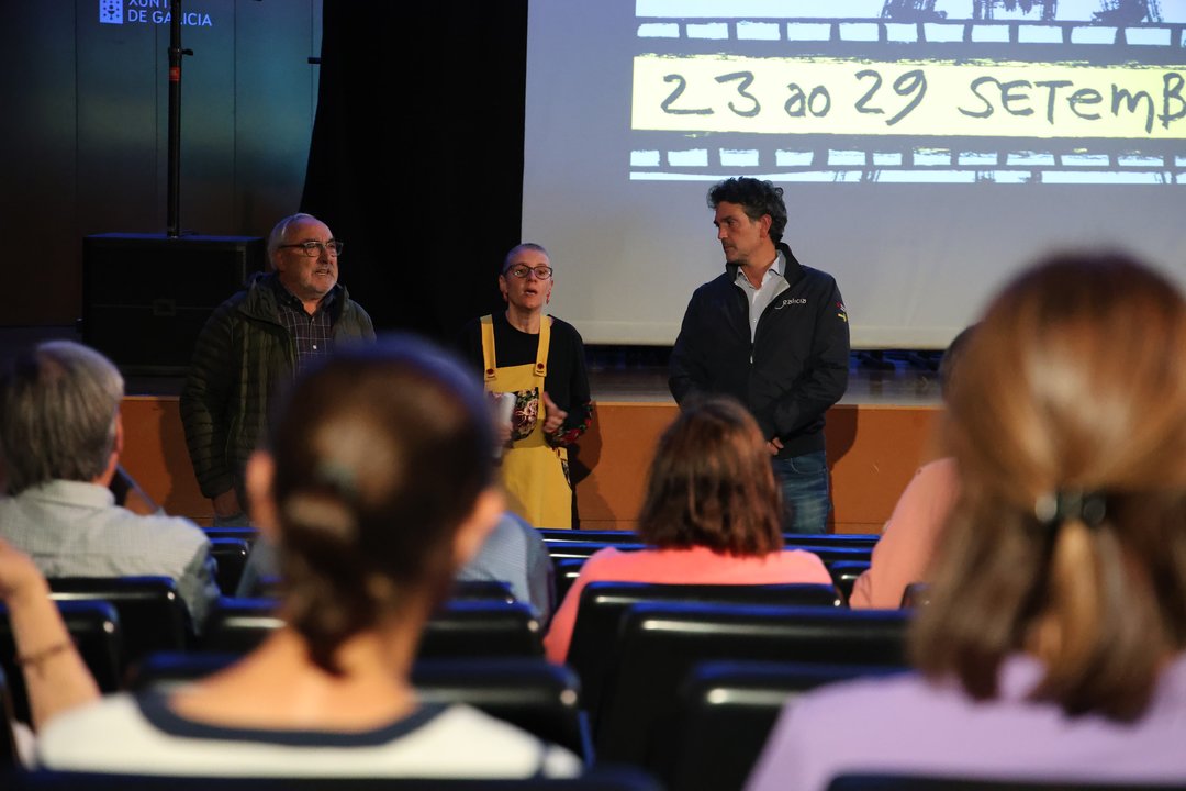 Javier Arias, en el ciclo de cine gallego de la Semana de cine de Lugo