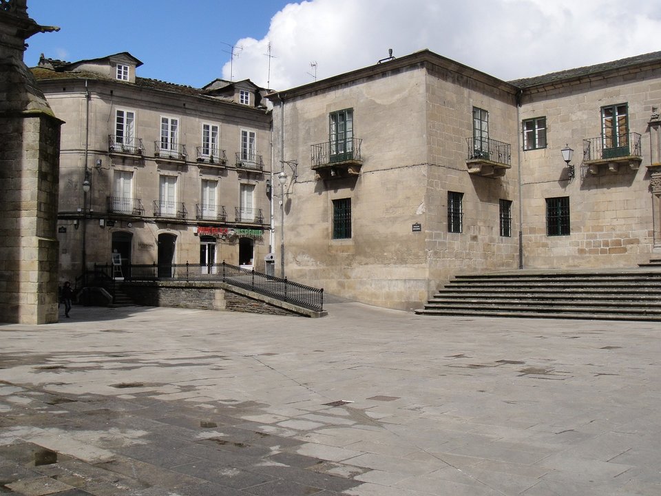 Lugo, Praza de Santa María.