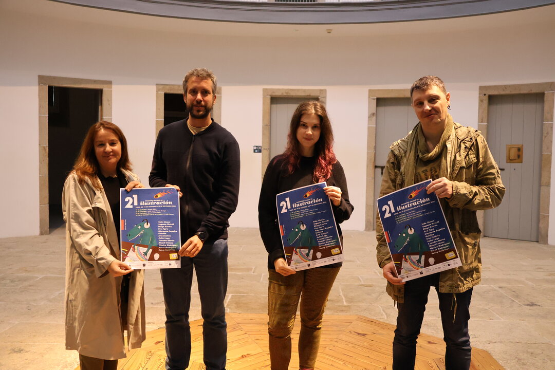 Rubén Arroxo y Cristina López, durante la presentación de las jornadas