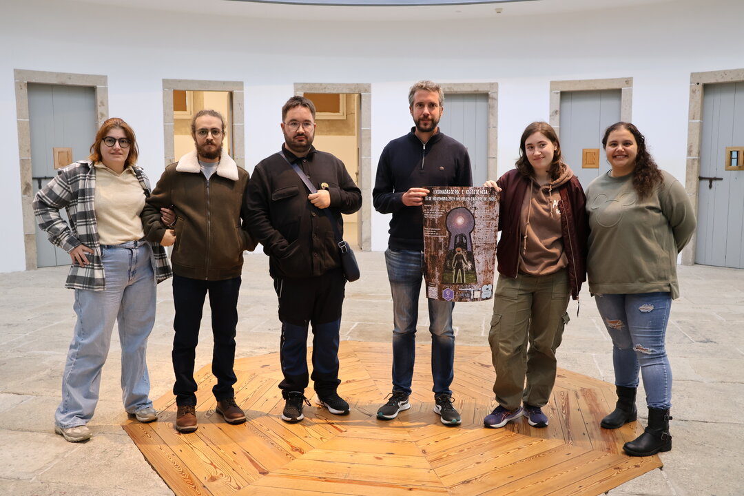 Rubén Arroxo, durante la presentación de la jornada de juegos de mesa y de rol