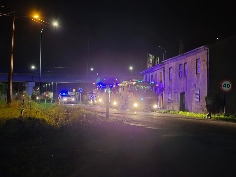 Incendio en Dompiñor, Ribadeo