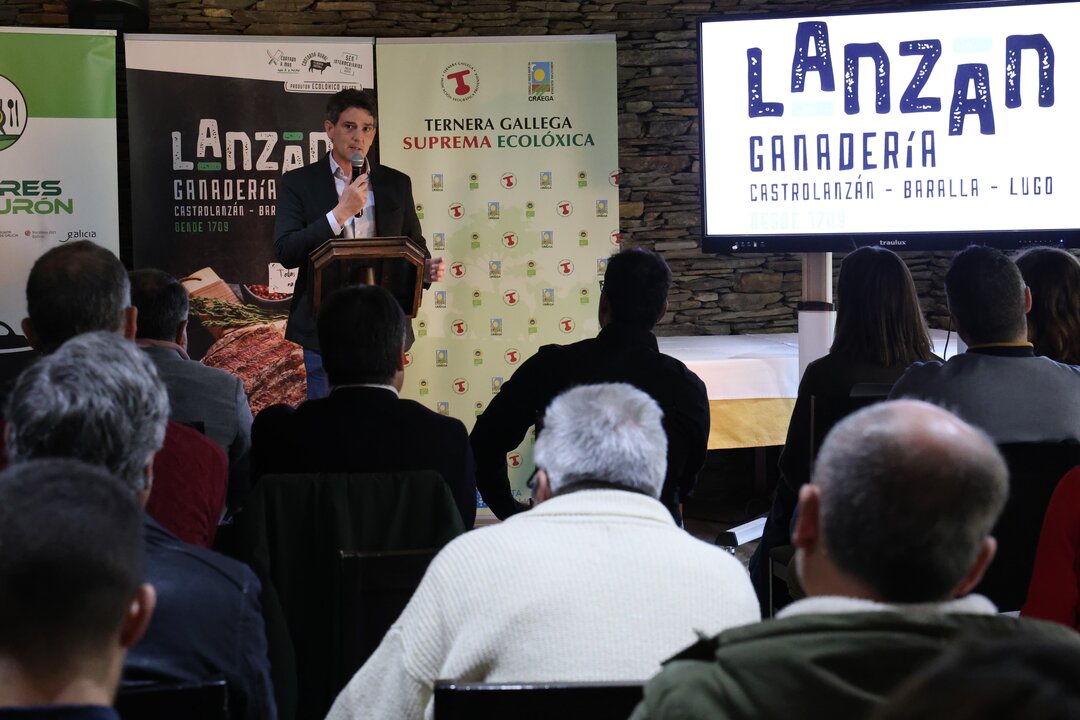 Presentación de los productos de la Gandaría Lanzán, en Baralla