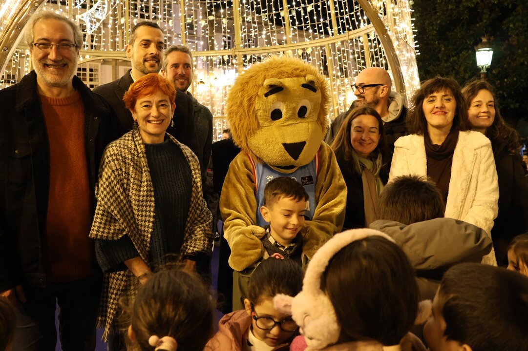 Encendido de las luces de Navidad 2024 en Lugo.