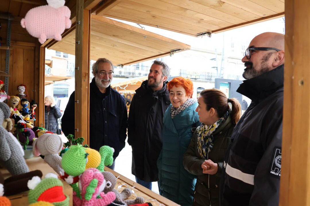 Mercado de Nadal de la Praza de San Marcos