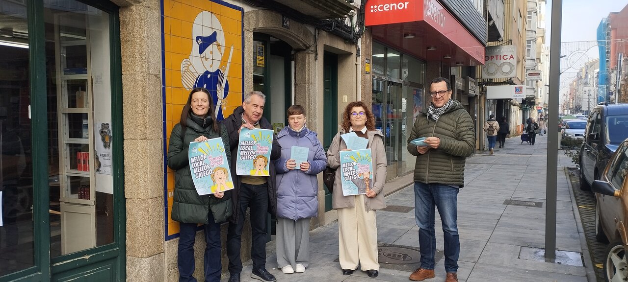 El BNG de Vilalba presentó la campaña de apoyo al comercio local