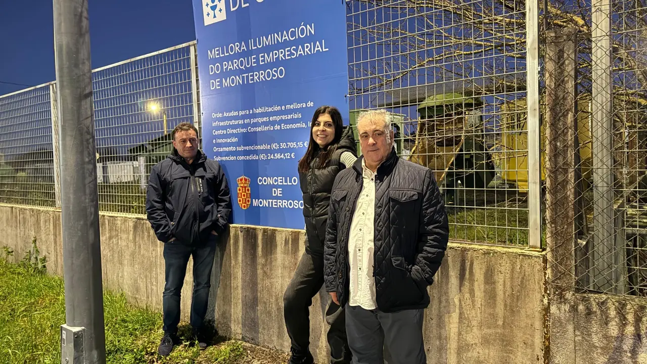 Mejora de la iluminación en el parque empresarial de Monterroso