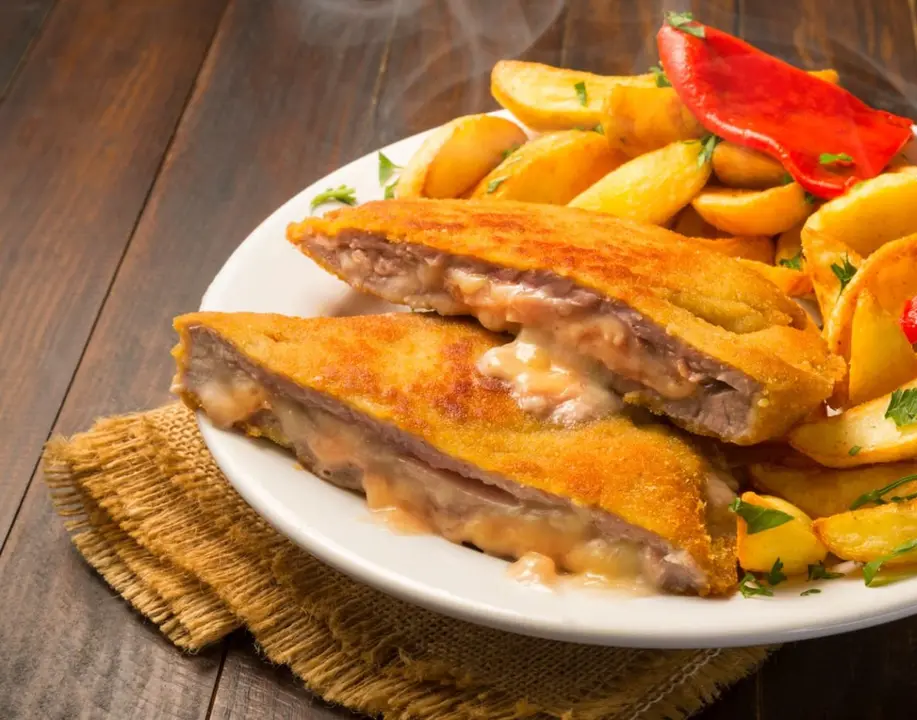 Cachopo, Typical food from Asturias, Spain