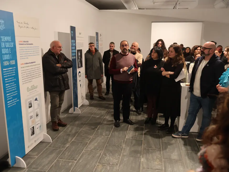 Inauguración de la exposición Sempre en Galiza en el Museo Provincial de Lugo