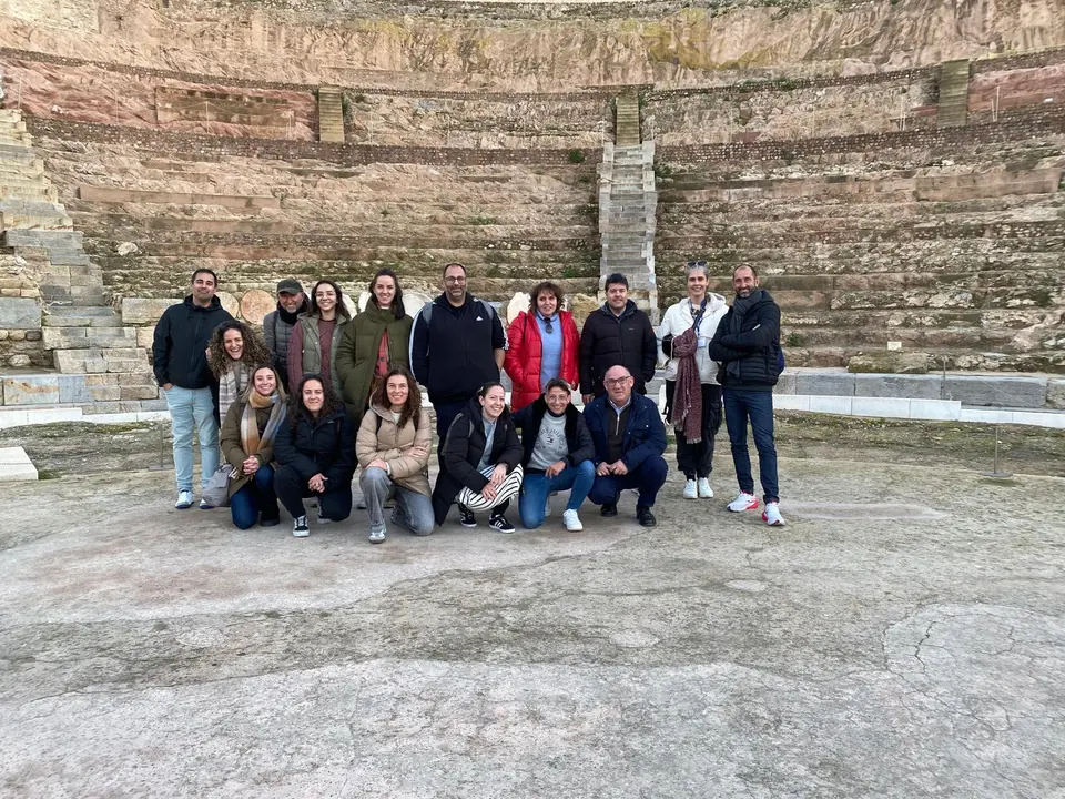 Docentes del CEIP de Cervo en Cartagena por la iniciativa Cada gota cuenta