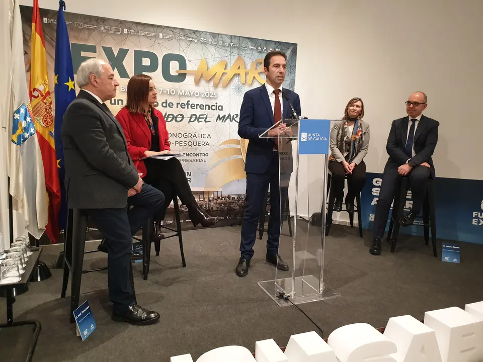 Un momento de la presentación de Expomar en Madrid