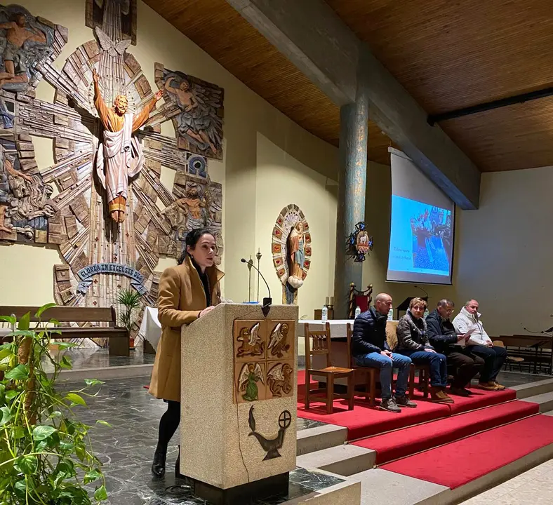 Inauguración de la exposición «Palabra e memoria», en Chantada