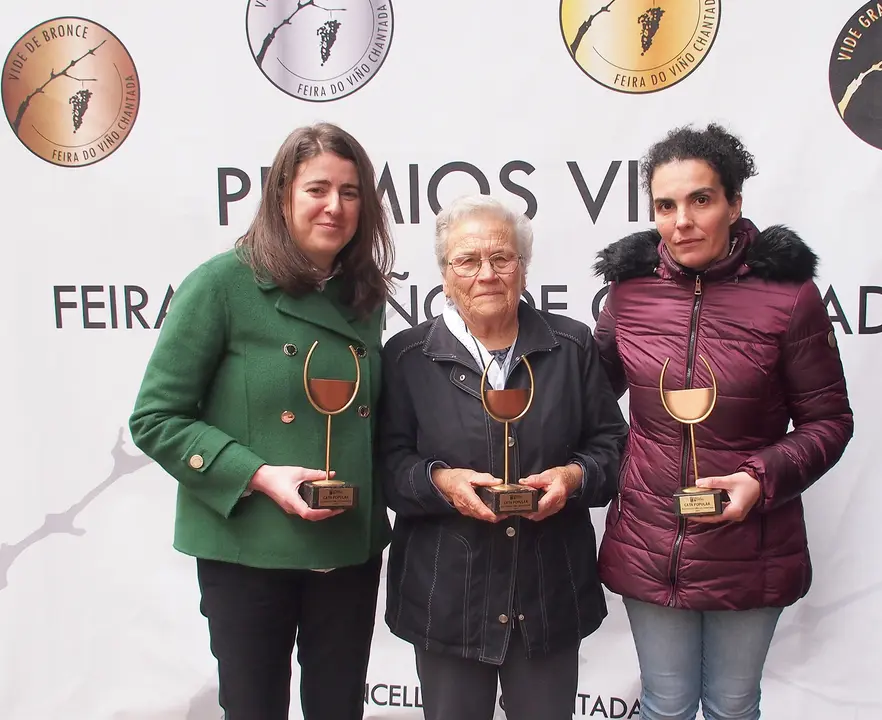 Los premiados de la cata popular de la Feira do Viño de Chantada